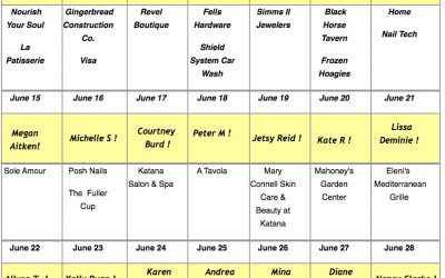 Congrats to all our En Ka Raffle winners! BIG thank you to all our donors!