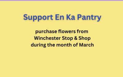 Buying flowers = helping our Pantry