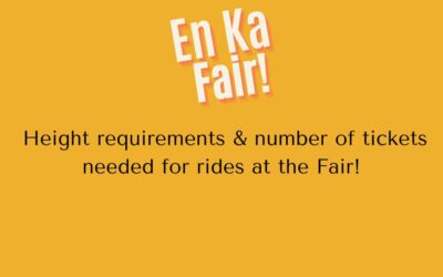 En Ka Fair 2023: # of tickets & height requirements